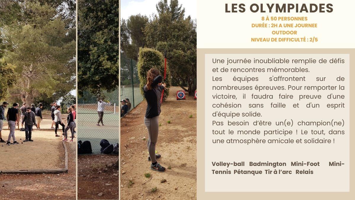 Les olympiades rustiques Boot camp France